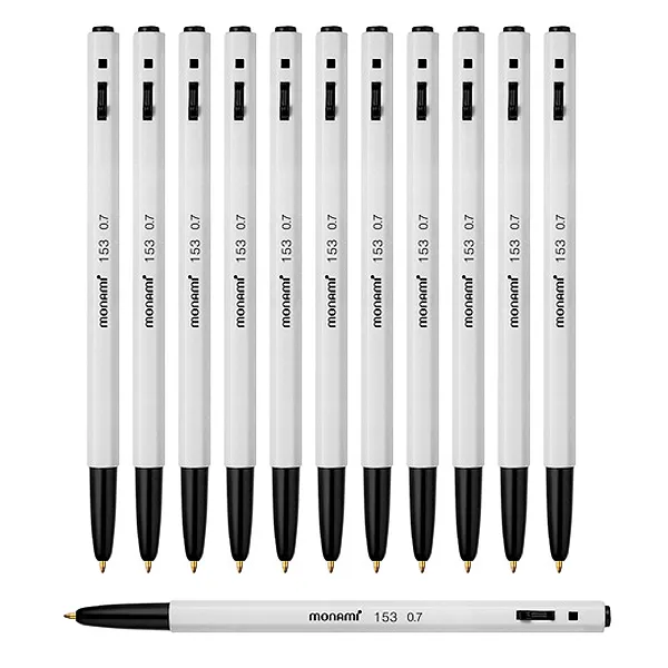 모나미 153볼펜 0.7mm 12개입, $Z93_검정/1타스