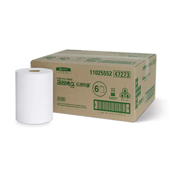 47273 드라이셀 스탠다드 R160 도톰한 롤핸드타올 1박스 6롤