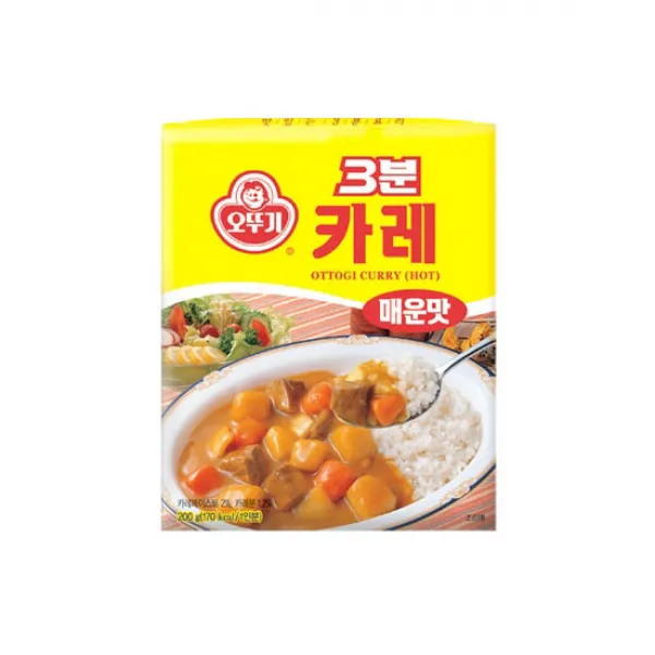 오뚜기 3분 카레 매운맛 200g 6개