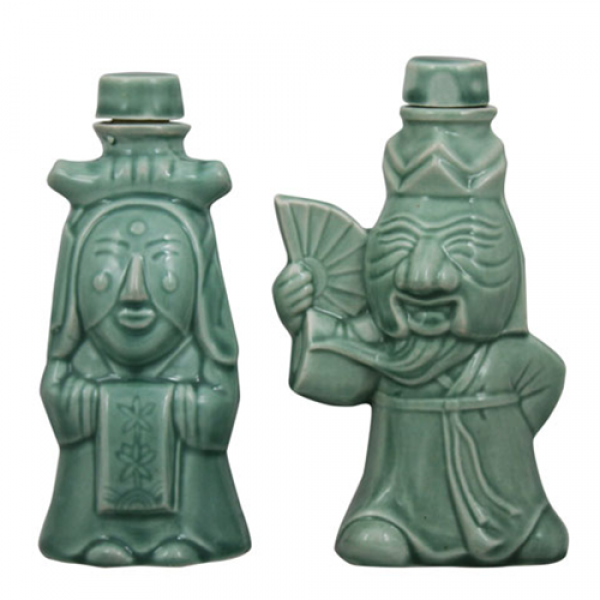 양반안동소주 미니어처 탈놀이패 양반과각시 45도 60ml 2병, 120ml, 1개