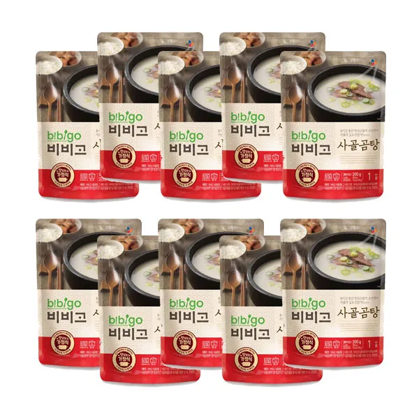 비비고 사골곰탕, 300g, 10개