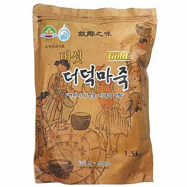 자연의 선택 건강선식 버섯더덕 마죽 골드 1.5kg 식사대용 아침식사 저녁식사 미숫가루, 1개, 본상품선택