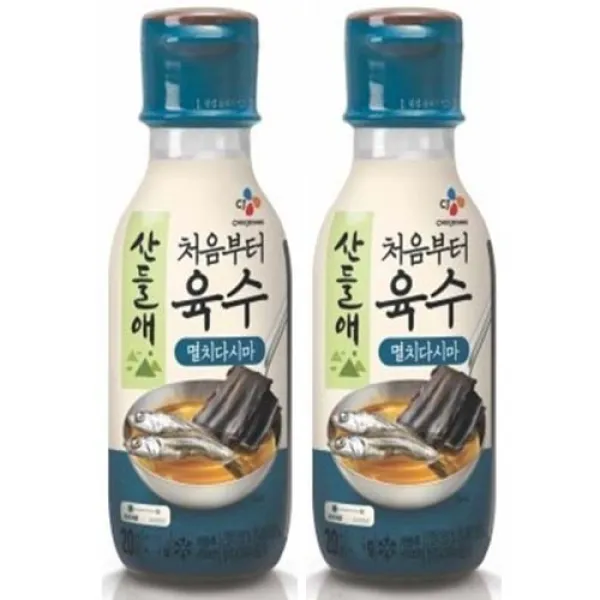 산들애 처음부터육수 멸치다시마525x2개 525g 2개