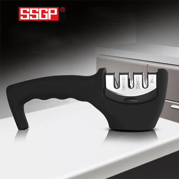 SSGP 전문 3단 칼갈이/금강석 세라믹 텅스텐/숫돌 칼갈이, 1개