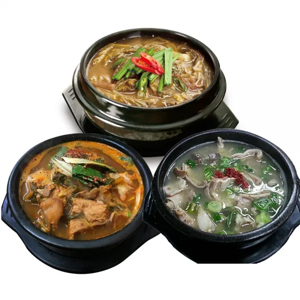 3품목6봉 추어탕2 뼈다귀해장국2 돼지국밥2 총6봉, 566g, 6봉