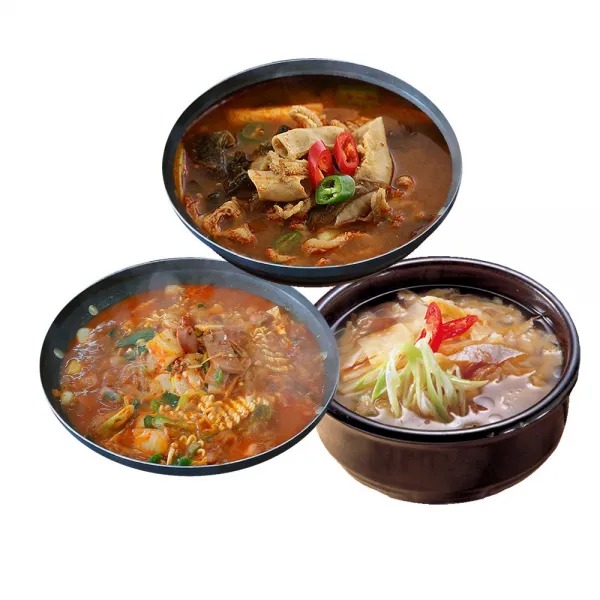 3품목6봉 곱창전골2 부대찌개2 황태해장국2 총6봉, 633g, 6봉