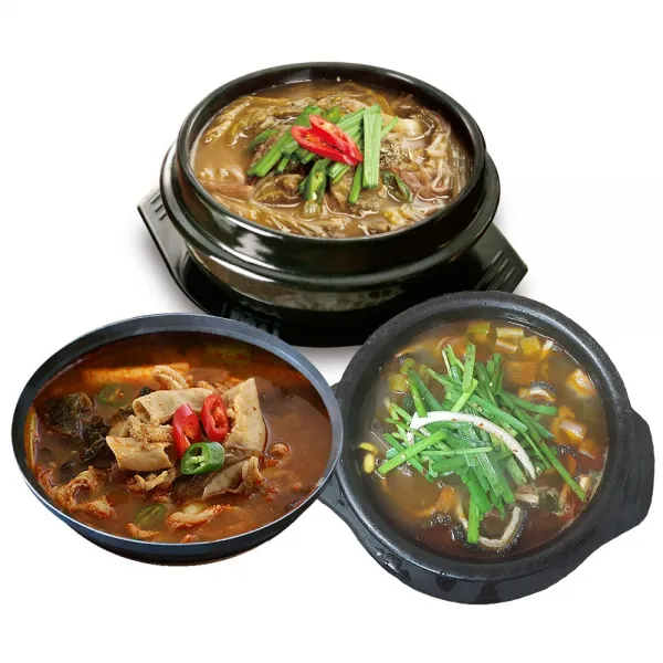 3품목6봉 추어탕2 곱창전골2 양평해장국2 총6봉, 633g, 6봉