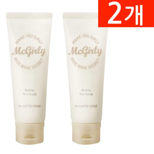 투쿨포스쿨 맥걸리 고두밥 스크럽 80ml, 2개