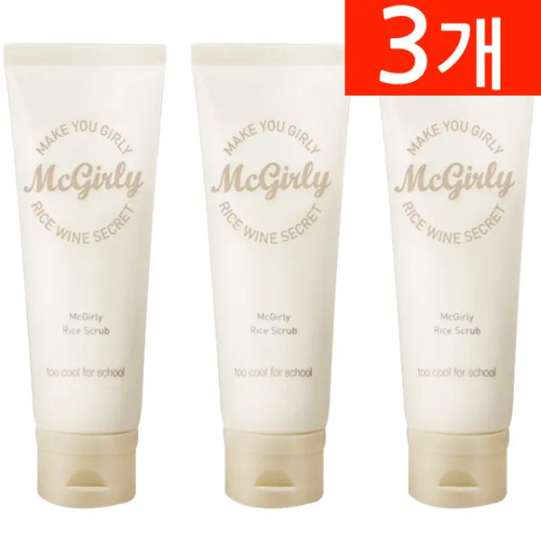 투쿨포스쿨 맥걸리 고두밥 스크럽 80ml, 3개