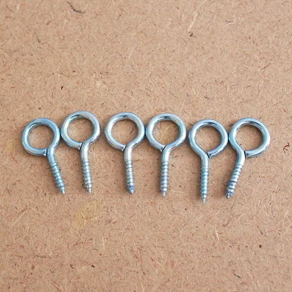 엠케이유통 50p 고랑몰라 원형고리 나사(2.3cm), 1개