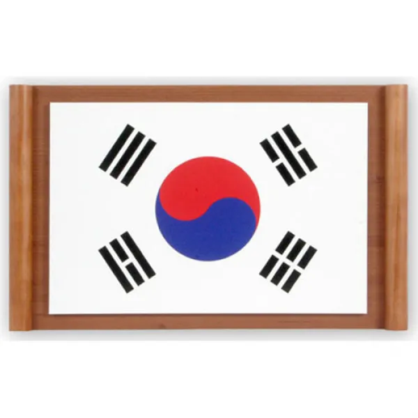 신원액자 좌우보필형 태극기(중) 정부권장형 족자형 태극기, 1개