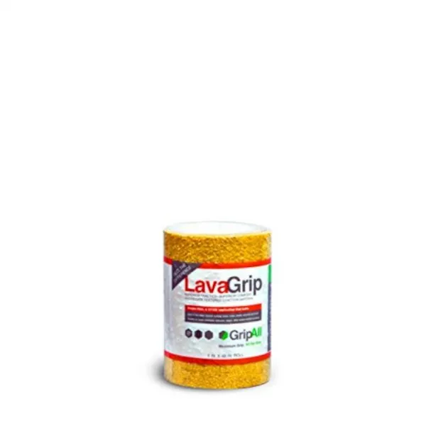 그립에 의한 LavaGrip. 노란 골재 미끄럼 방지 제품. 6 