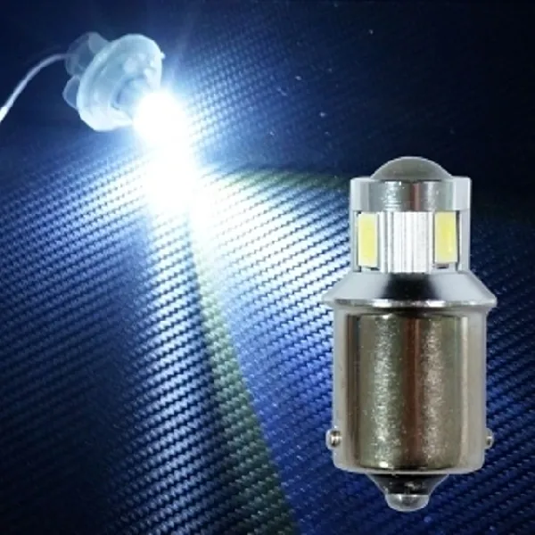 12V-24V겸용 LED시그널전구 화이트 차량전구 차량용전구 깜빡이등 자동차전구 LED전구, 더블
