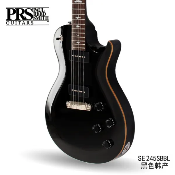 PRS SE 245SB Soapbar 한국어 생산 전기 기타 기타 JITA 관계자 살쾡이 몰 (SE 245SBBL 검은 한국어 생산)