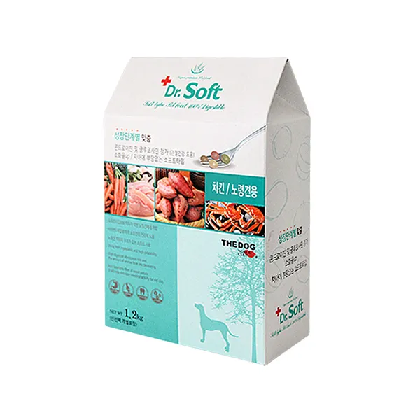 닥터소프트 더독 치킨 노령견용 1.2kg 사료 1개