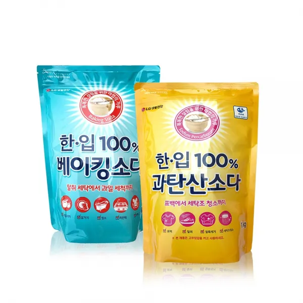  주 아이리스 한입 과탄산 1kg+베이킹소다 1kg 1set