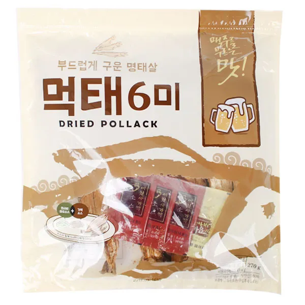 (주)이천사물산 먹태 6미 술안주 와사비마요이천사가맥 소스 세트, 단품