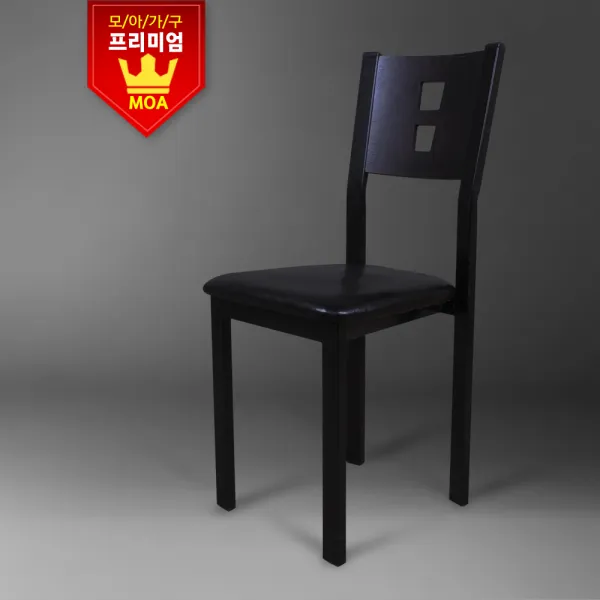 [모아가구] [두각철제의자 식당의자 식탁의자 업소용의자](1+1제품) [인테리어의자], 네추럴