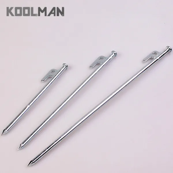 KOOLMAN(쿨맨) 크롬 강철 단조 텐트 팩, 크롬 단조팩 - 20cm