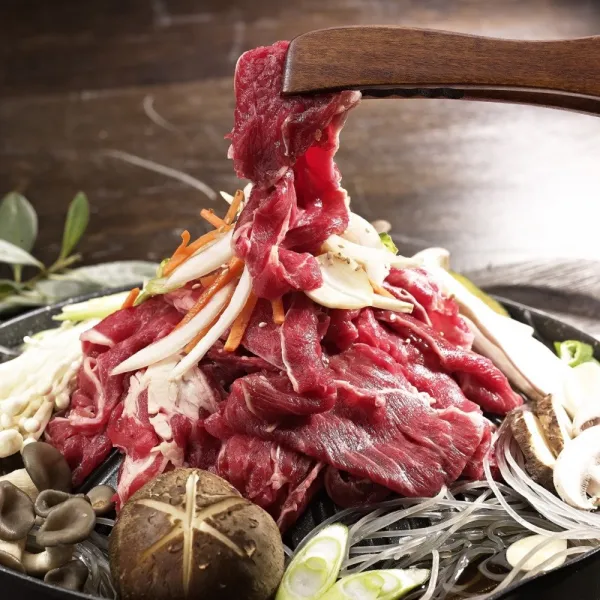 루루축산 등심(목심) 불고기용 수입소고기 1+1(총1kg), 1팩
