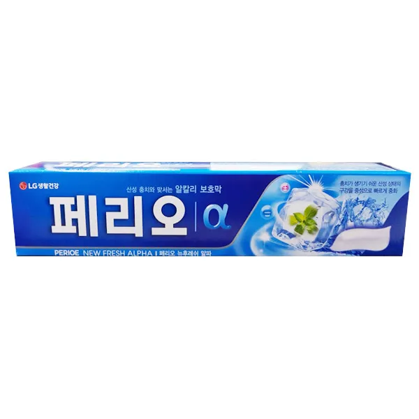 페리오 뉴후레쉬 치약 185g, 1개
