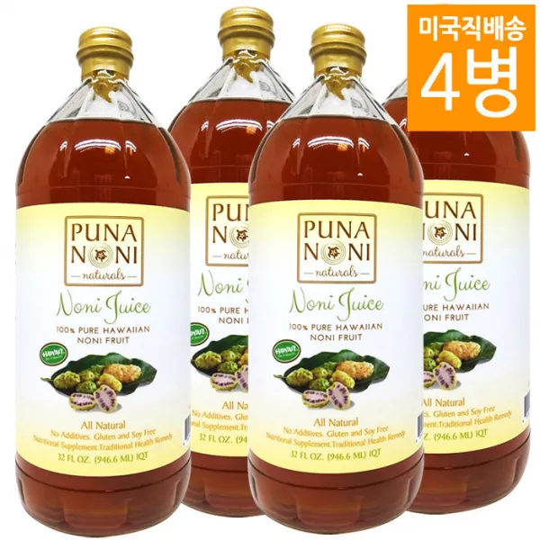 Puna 하와이 푸나 노니주스 원액 946ml 4병
