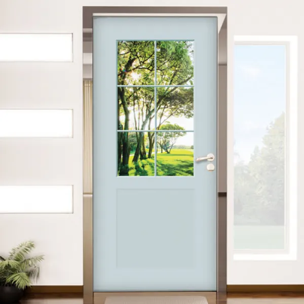 꾸밈 ch838-창문그림(따사로운아침햇살)현관문시트지 시트지, D타입-콰이엇