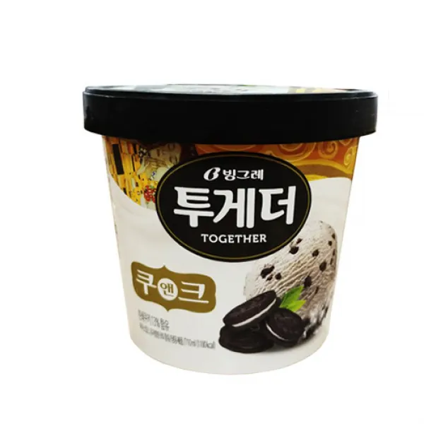 인기 아이스크림 박스로, 1box, 쿠앤크 그라시아 6개