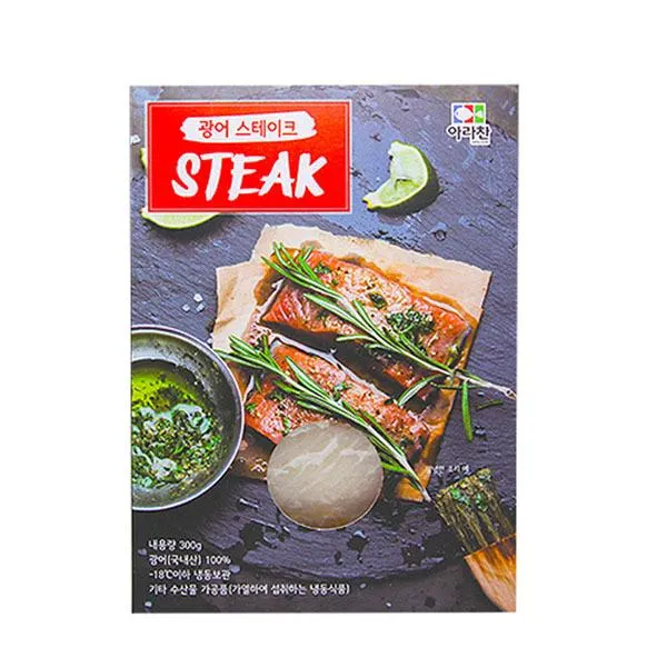 두레생협 광어스테이크 300g 자연산 광어스테이크 두레생협광어스테이크 광어 식품 두레생협 1