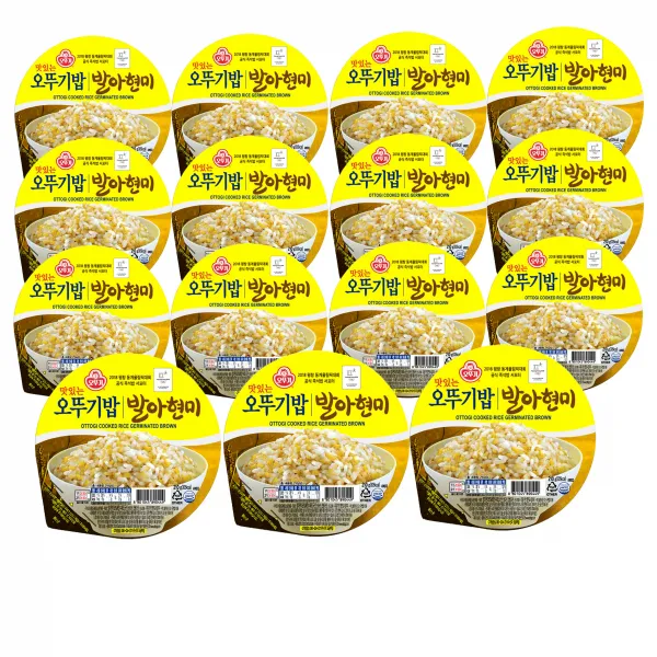 맛있는 오뚜기밥 발아현미 210g 15개