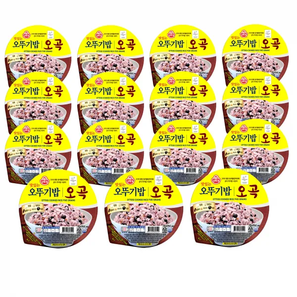 맛있는 오뚜기밥 오곡 210g 15개