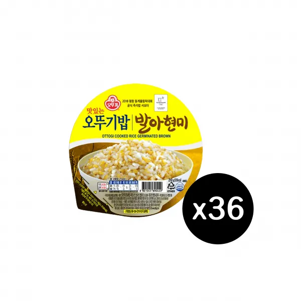맛있는 오뚜기밥 발아현미 210g 36개