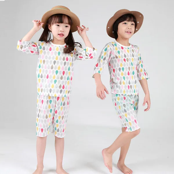 올챙이 7부_물방울 국산 무형광 2~13세 아동실내복