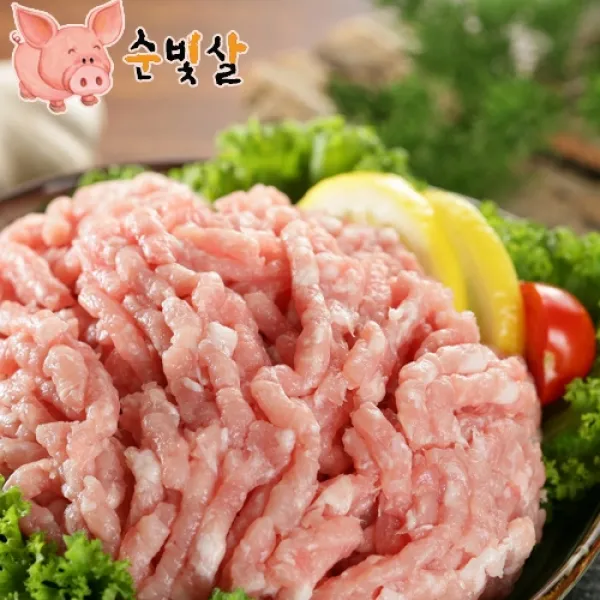 순빛살 구룡농장 No항생제 돼지 갈은고기1kg(fresh), 본상품선택