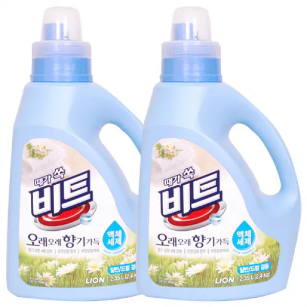 비트 향기오래 일반 드럼겸용 액체세제 2개 2.35l
