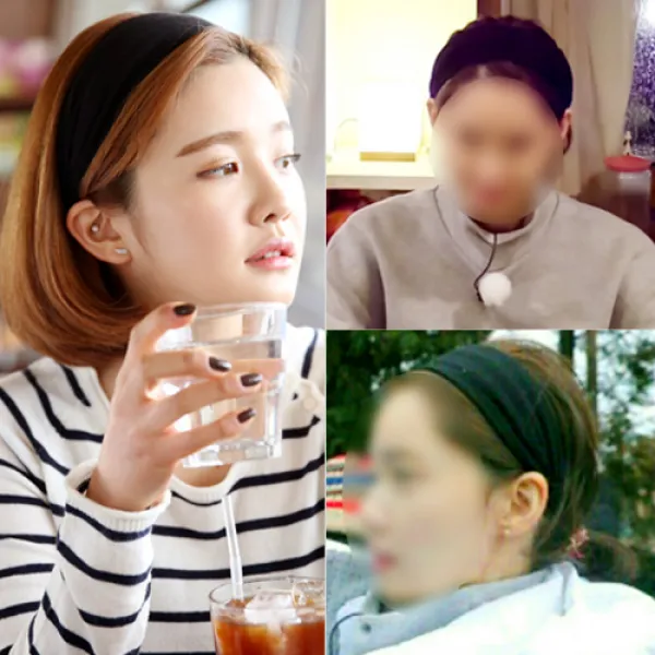 미스21 효리네민박 윤아 헤어밴드 머리띠 무지헤어밴드 넓은머리띠