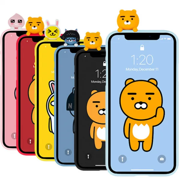 카카오프렌즈 아트젤리 피규어 케이스