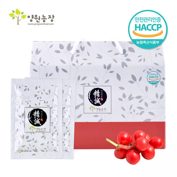 (주)양원농장 오미자즙 80ml*30포 건강즙, 30포, 80ml