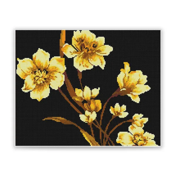 비트백 Diy 보석십자수 구슬/비즈/Diy키트 58_난꽃 1세트