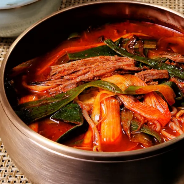 사그담 강남맛집 금강수림 칼칼한 육개장, 민물 새우탕 1kg
