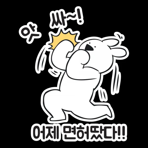 오버액션토끼 초보운전 차량용 스티커 10종, 06.초보F 스티커, 1개