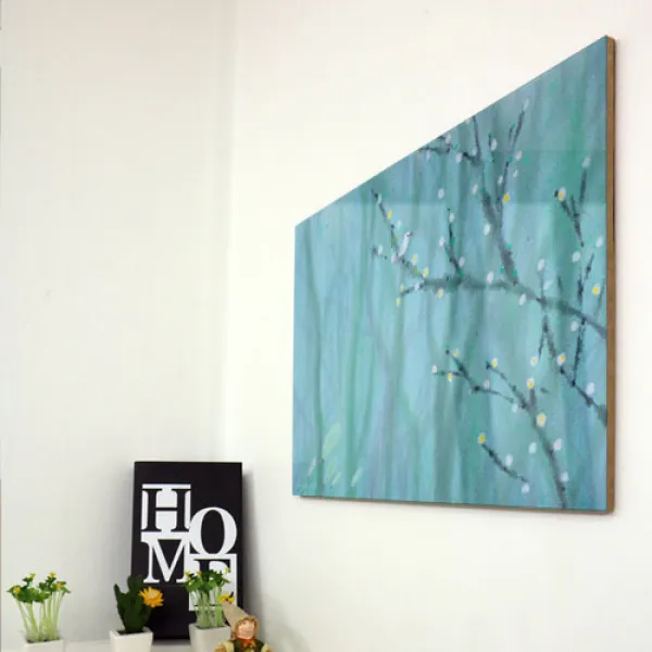 꾸밈 Ck259 아크릴액자숲속의산새들 액자 타입3 어두운숲