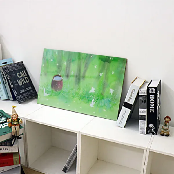 꾸밈 ck259-아크릴액자숲속의산새들 액자, 타입1-초록숲