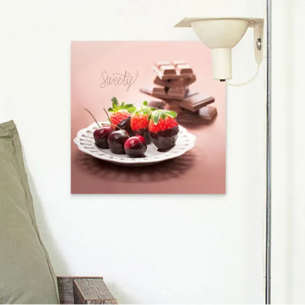 꾸밈 Ch852 아크릴액자빨갛다딸기가 액자 타입1_초코