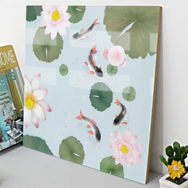 꾸밈 Ch864 아크릴액자재물의상징잉어 액자 타입1_연못