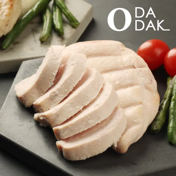 오다닭 훈제 닭가슴살 저염분 100g 30팩, 1set