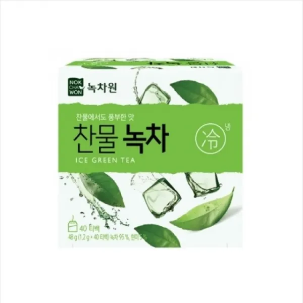 녹차원 찬물녹차 40티백, 본상품선택