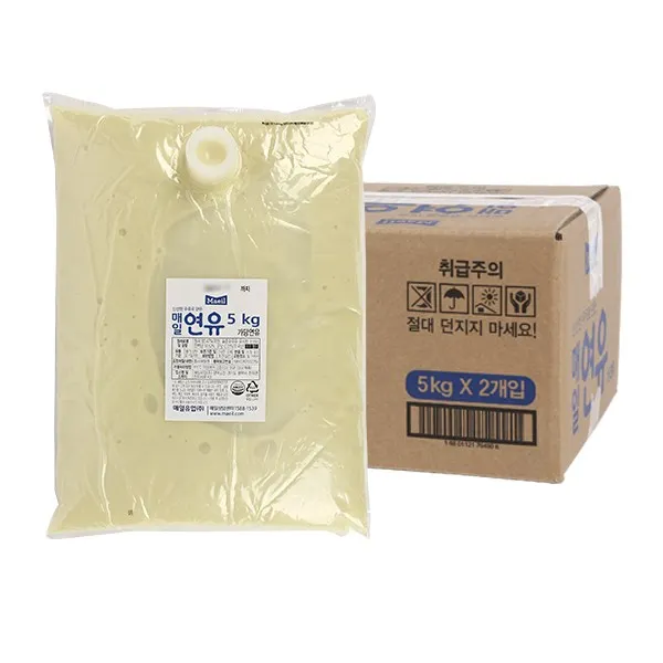 매일 연유 5kg 2입 대용량 빙수재료 빙수연유 연유시럽, 2