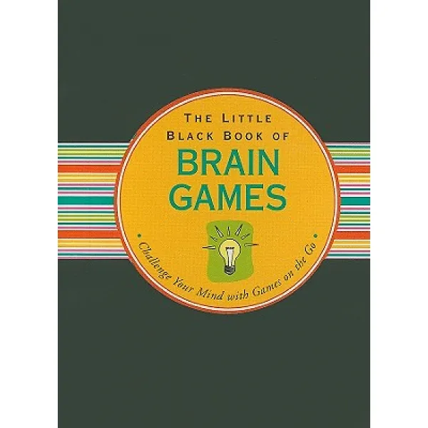 Little Black Book of Brain Games: Challenge Your Mind with Games on the Go Spiral, Peter Pauper Press