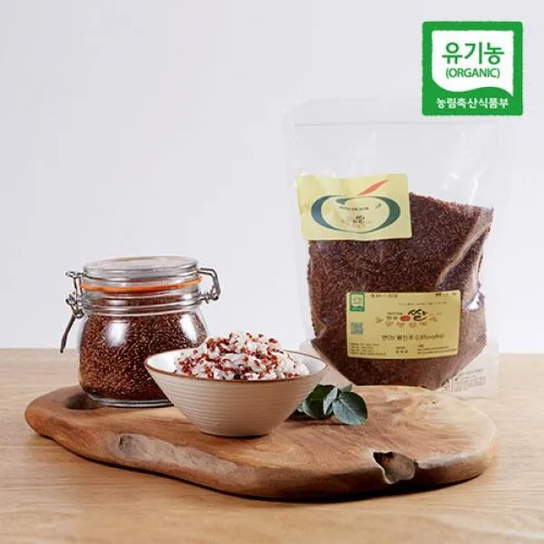 예랑햇살농장 유기농 게르마늄 함유 현미쌀 - 홍진주(Organic Medi-rice), 1봉, 10kg